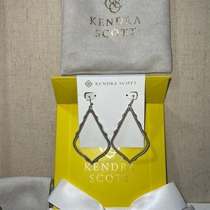 KENDRA SCOTT SILVER EARRINGS